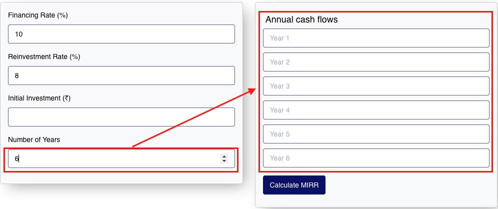 mirr calculator - Modified Internal Rate of Return